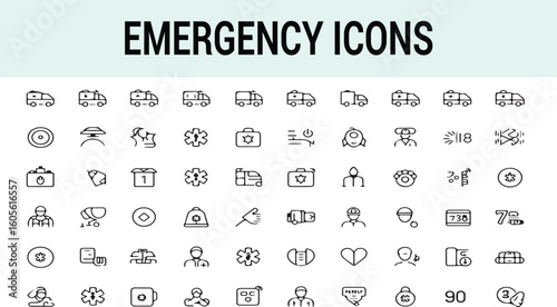  Emergency Icons Set 2