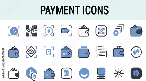 Advanced Payment and Transaction Icons Set