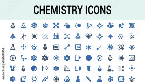 Chemistry Icons Set
