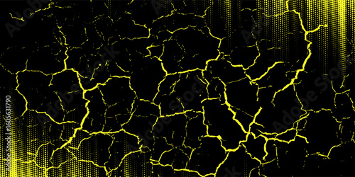 yellow black brush wrap car sticker pattern abstract banner sporty lines black yellow color combination grunge brush modern pattern racing motorsport vector design.