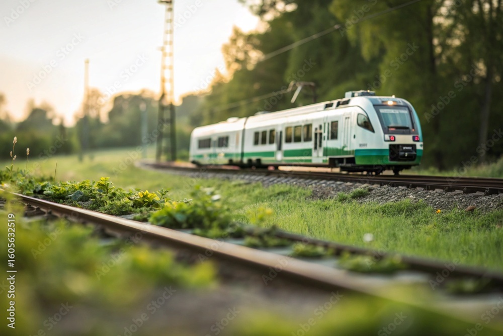 Obraz premium train in motion