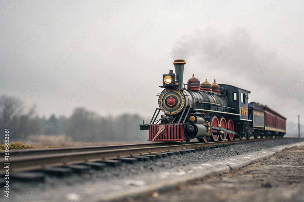 Obraz premium old steam train