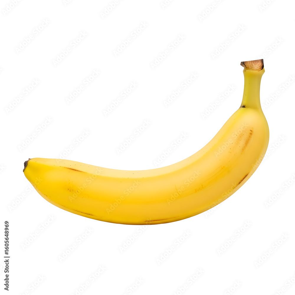 Ripe Banana Isolated on Black Background. Ripe Banana Isolated on Black Background.