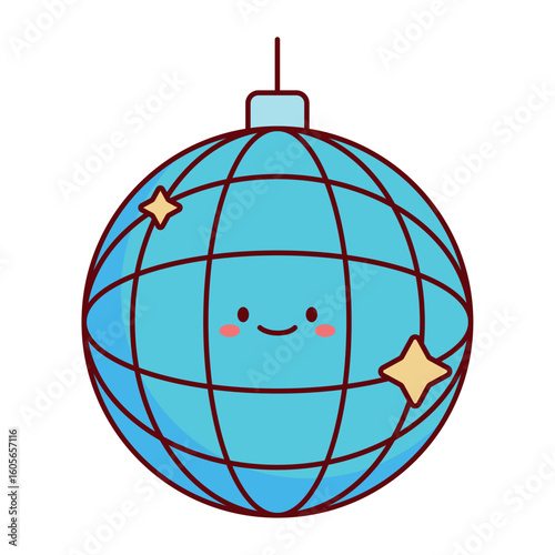 Flat Disco Ball Icon Design
