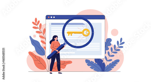 Discovering important terms through online search and website analysis