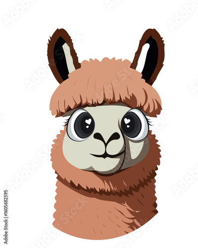 be wild no drama llama. cute alpaca character. cute llama