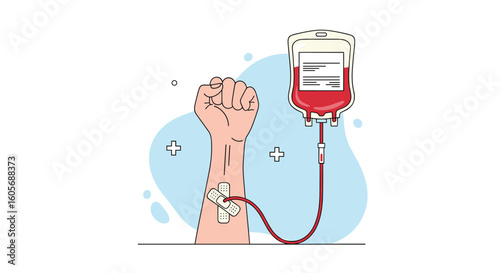 Giving blood saves lives a vital contribution to humanity for a healthier world