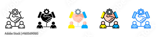 Crm icon multiple style 