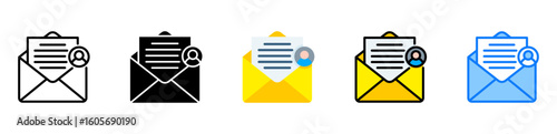 Email icon multiple style 