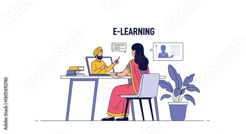 Digital education platform fostering knowledge acquisition through online virtual classrooms