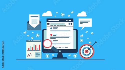 SEO Strategy and Digital Marketing Analytics with Targeted Search Content and Performance Tracking