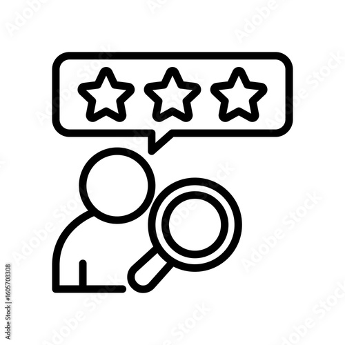 Review line icon