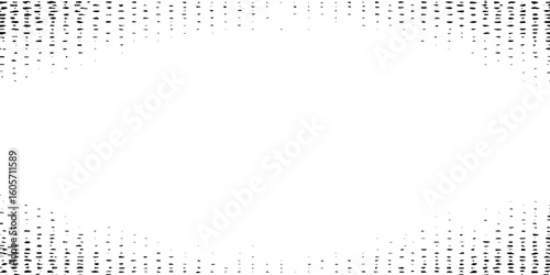 Grunge halftone gradient background faded dotted grit noise texture. Black and white rasterized sand wallpaper.