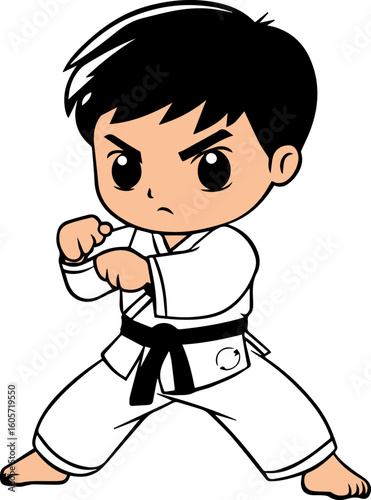 태권도 하는 아이