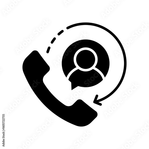 Phone glyph icon