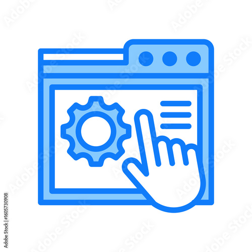 Self Service blue icon 