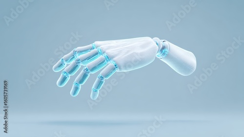 Robotic Arm, AI Hand, Future Tech, 3D Render, Technology