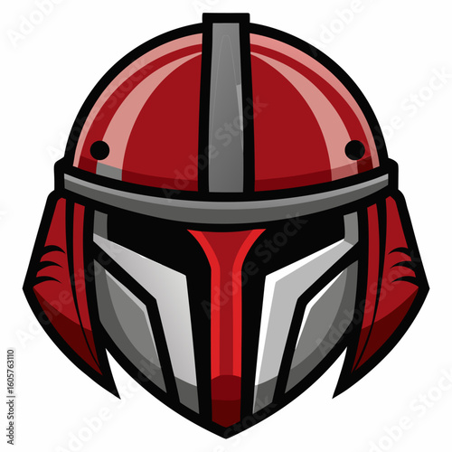red helmet