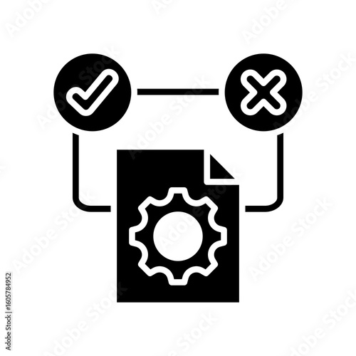 Testing glyph icon
