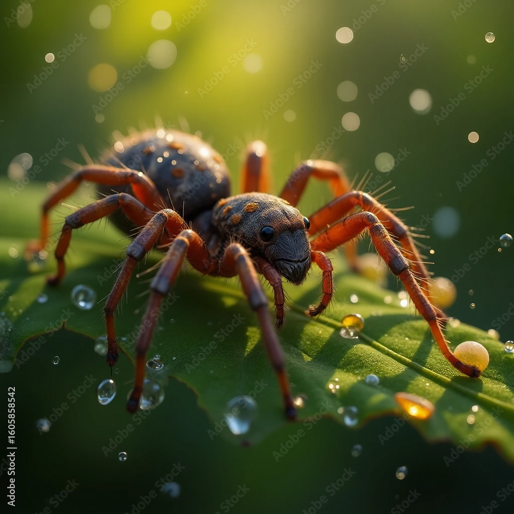 spider on a web spider on a web