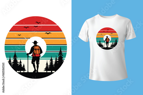 mountain t shirt design, adventure t shirt design, hiking t shirt design.