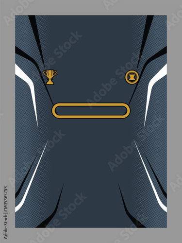 Stylish Dark Jersey with Trophy and Badge