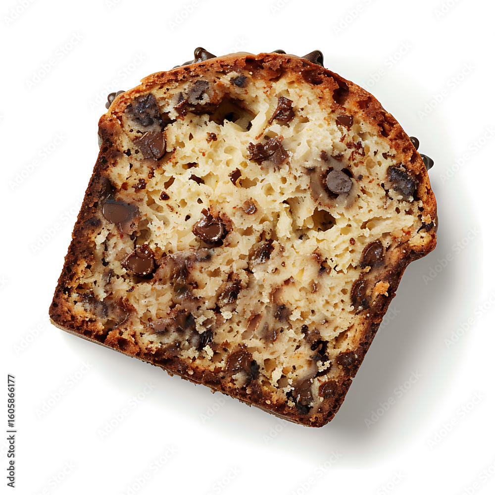custom made wallpaper toronto digitalSlice of Chocolate Chip Banana Bread