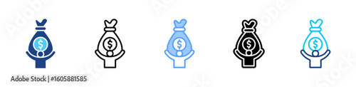 Liability icon sheet multiple style collection