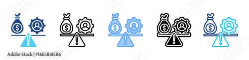 Equity icon sheet multiple style collection
