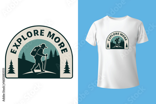 Hiking tshirt design
