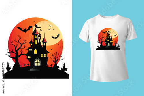 Halloween t shirt design Scary Halloween
