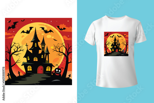 Halloween t shirt design Scary Halloween