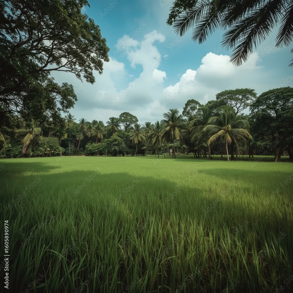 Obraz premium rice field in bali