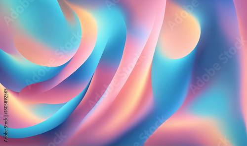 gradient abstract waves vib...