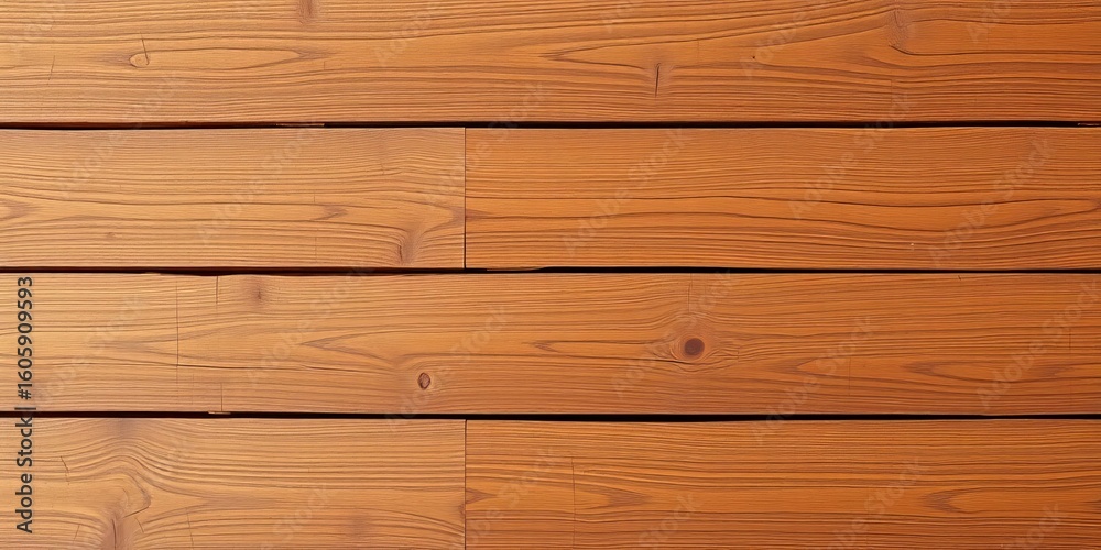 Fototapeta premium Deep brown aged wood planks, horizontal grain, rich texture, weathered, dark wood texture