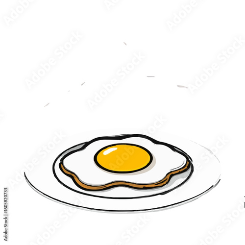 fried eggs on a plate