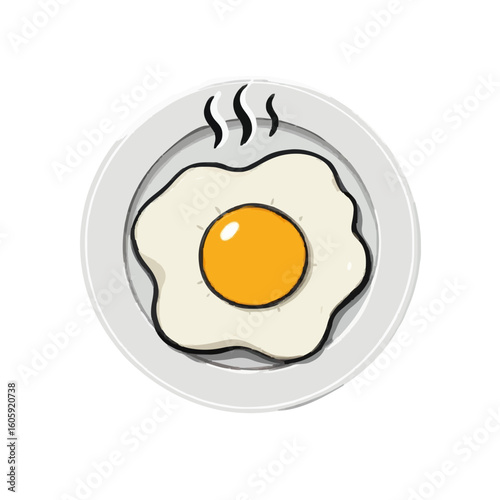 fried eggs on a plate