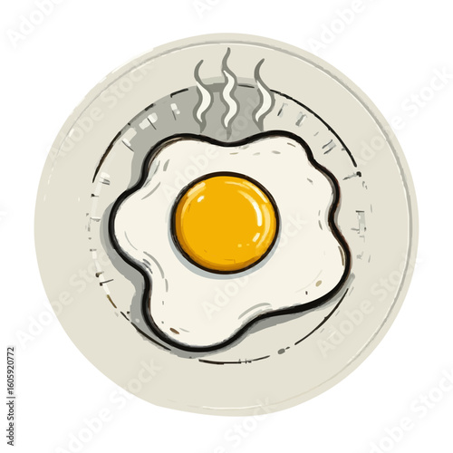 fried eggs on a plate