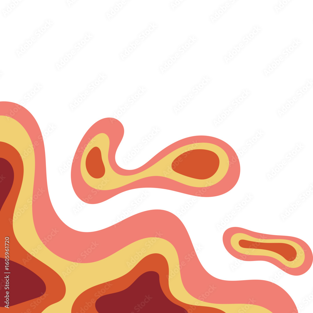 Obraz premium Liquid Corner Shape