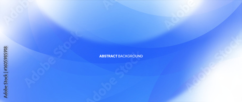 Blue abstract background with overlapping circular objects forming a beautiful pattern. Vector template for luxury digital business banners, contemporary formal invitations, and luxury vouchers.