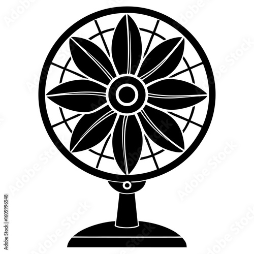fan isolated on white background
