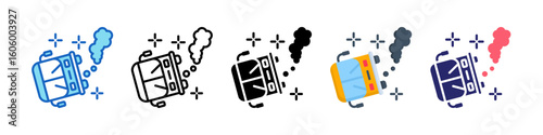 Accident Multiple Style Icon Set Collection.  
