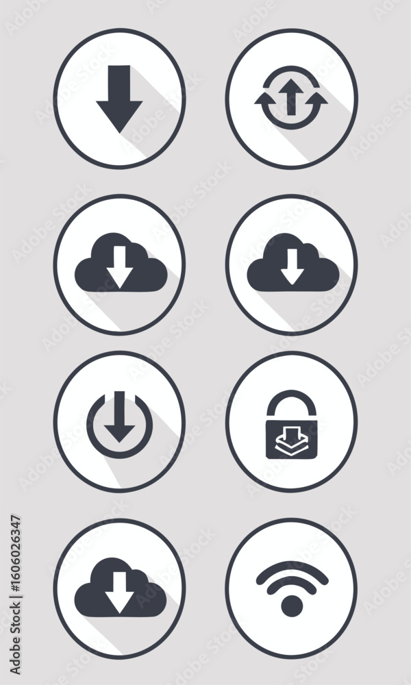 Download icons set collection Download icons set collection