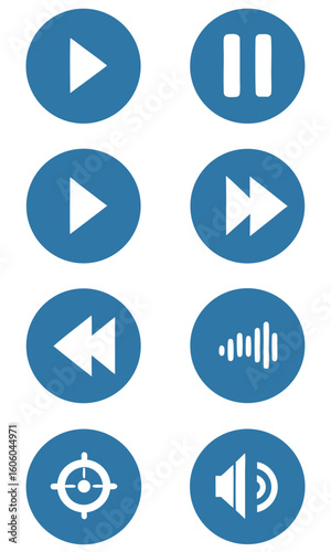 Free Download Media player icons set - GFXLoad