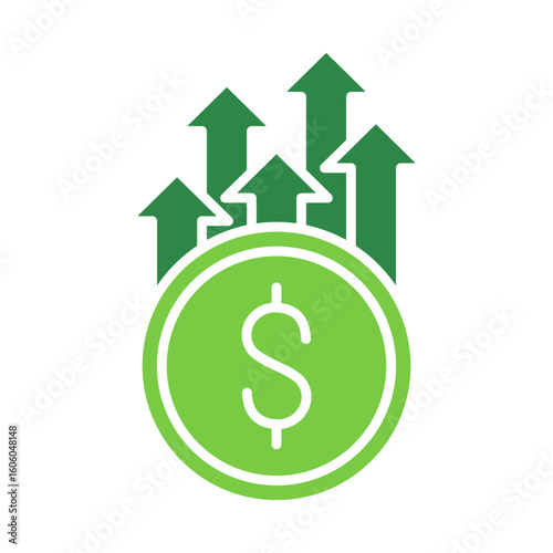 Inflation Icon Green Version
