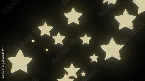 降り注ぐキラキラした星
