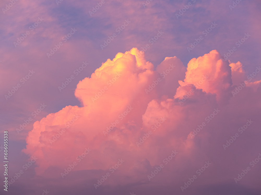Fototapeta premium sunset sky with clouds
