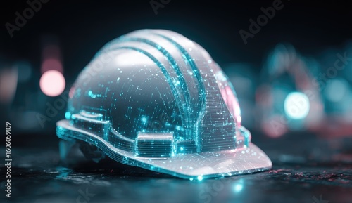 Construction helmet digital overlay technology innovation