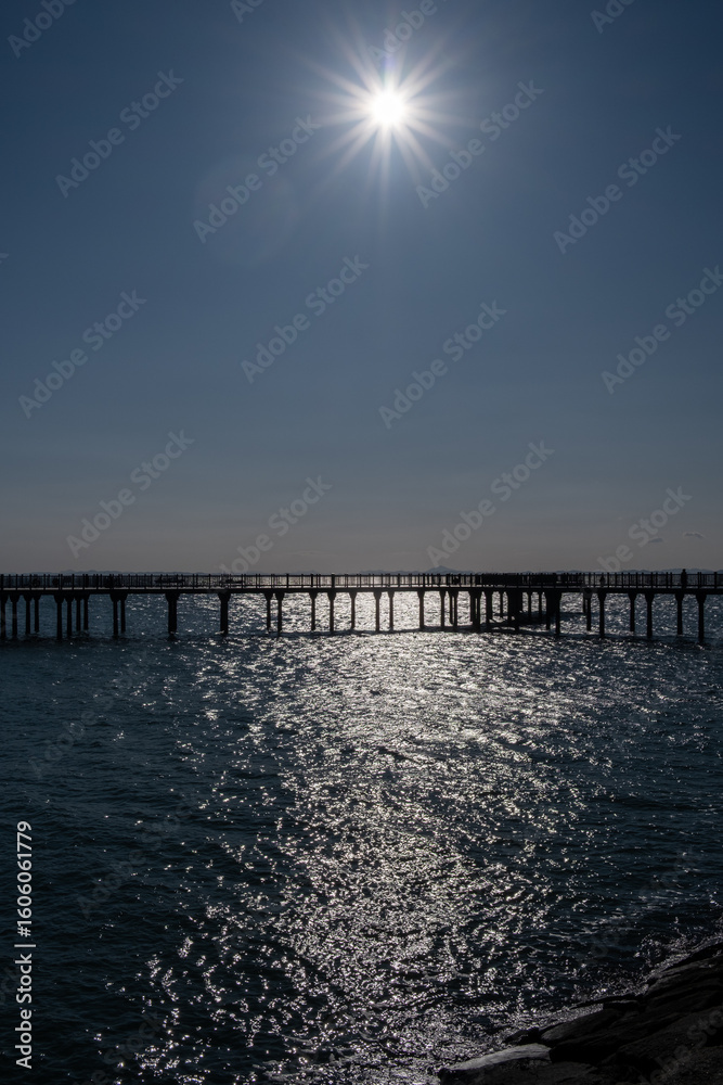 Obraz premium sunset over the sea