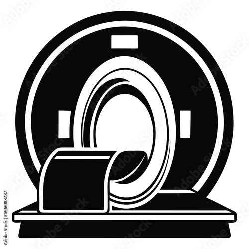 Iconic MRI Machine Symbolizing Medical Technology and Diagnostic Imaging in Healthcare